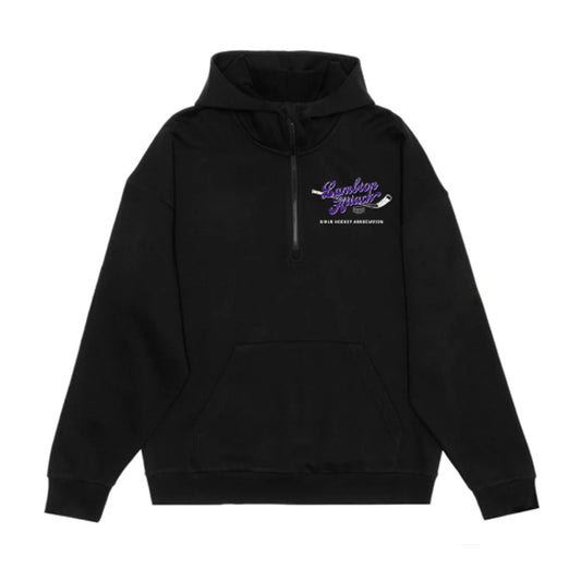 Lambton Attack Adult Drop Shoulder 1/2 Zip Hoodie