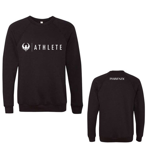Phoenix Athlete Adult Bella + Canvas Sponge Fleece Raglan Crewneck Sweatshirt