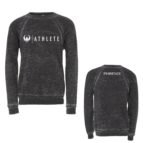 Phoenix Athlete Adult Bella + Canvas Sponge Fleece Raglan Crewneck Sweatshirt