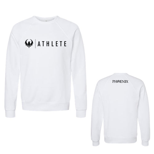 Phoenix Athlete Adult Bella + Canvas Sponge Fleece Raglan Crewneck Sweatshirt