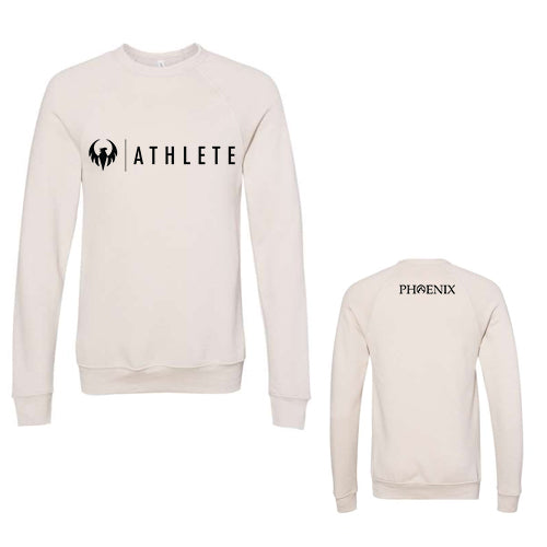 Phoenix Athlete Adult Bella + Canvas Sponge Fleece Raglan Crewneck Sweatshirt