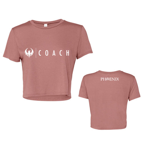 Phoenix Coach Ladies' Bella + Canvas Flowy Cropped T-Shirt