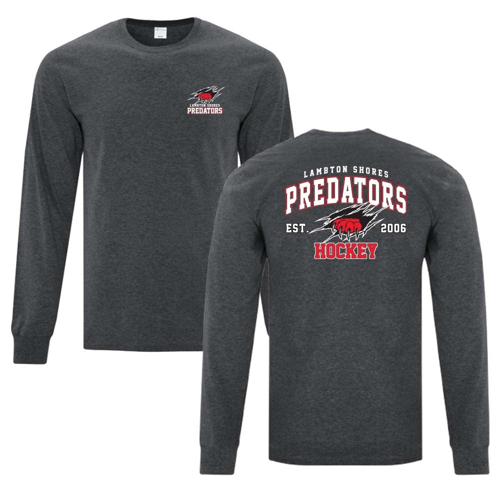 Lambton Shores Predators Youth Cotton Long Sleeve