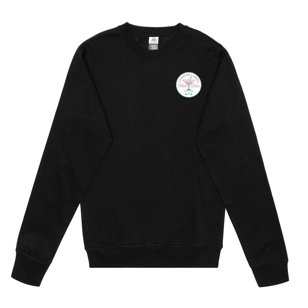 Lambton Ladies 9 & Dine Adult Crewneck Sweatshirt