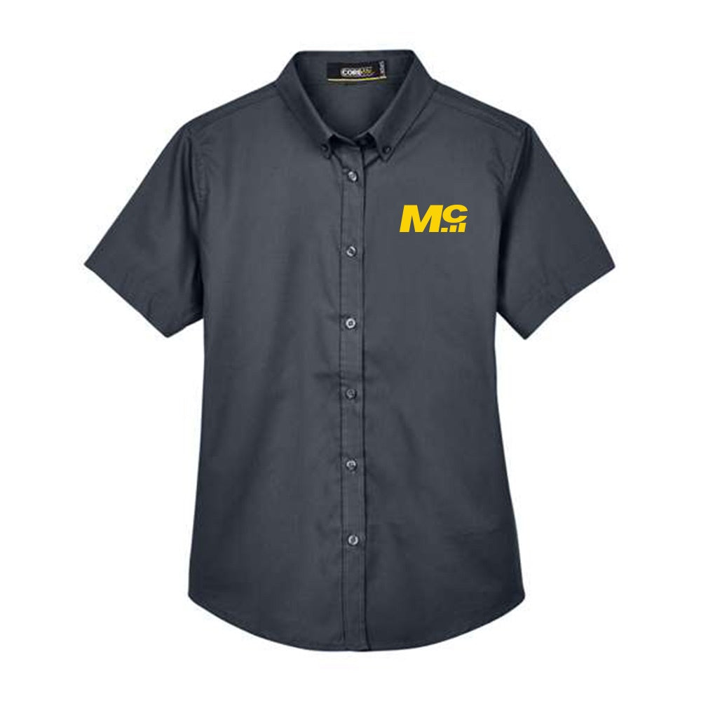 McCann Ladies' Short Sleeve Twill Shirt