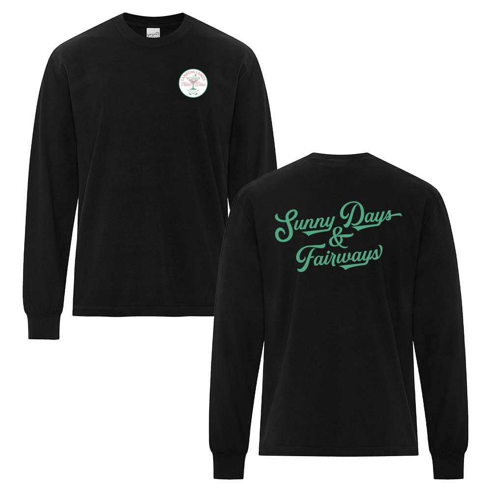 Lambton Ladies 9 & Dine Adult Garment-Dyed Heavyweight Long Sleeve