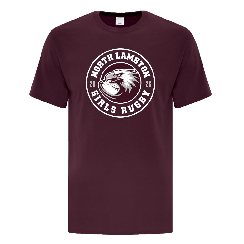 NLSS Girls Rugby Adult Cotton T-Shirt