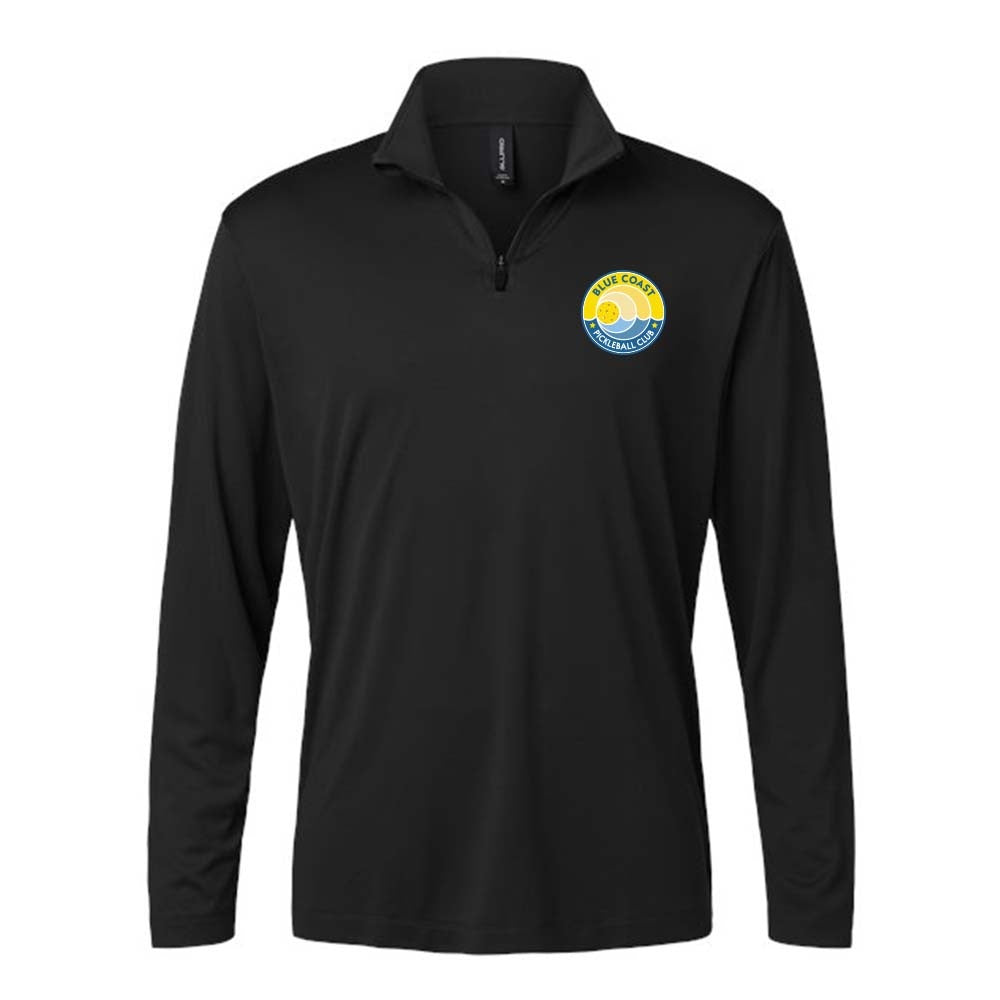 Blue Coast Pickleball Men's Pro-Lock Performance Quarter-Zip Pullover