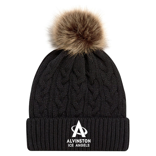 Alvinston Ice Angels Faux Fur Pom Pom Cuff Toque