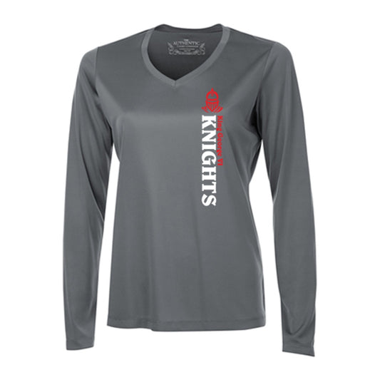King George Ladies' Pro Team Long Sleeve V-Neck T-Shirt