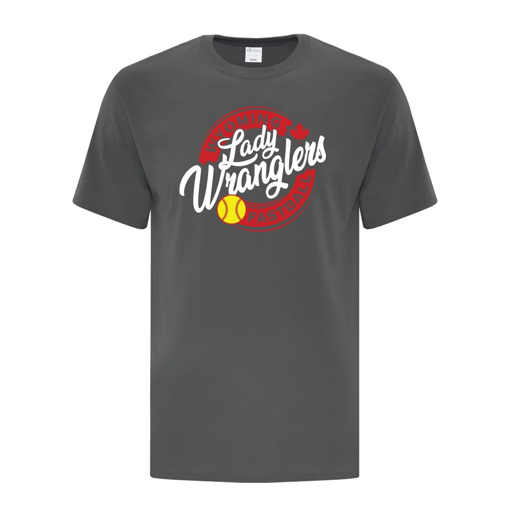 Wyoming Lady Wranglers Adult Cotton T-Shirt