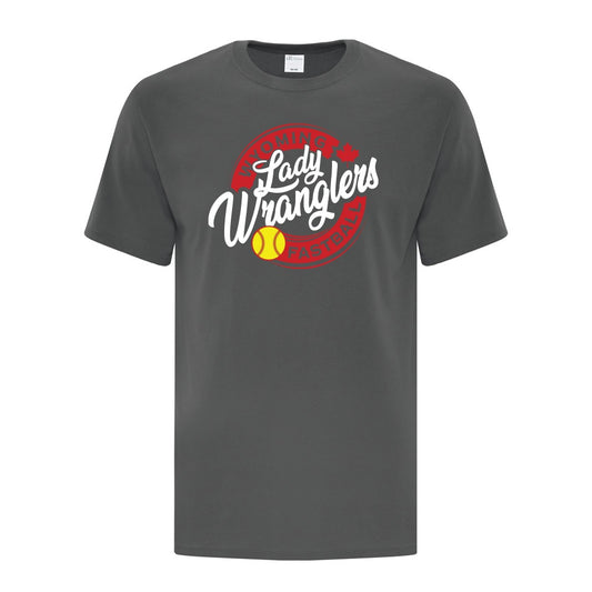 Wyoming Lady Wranglers Adult Cotton T-Shirt