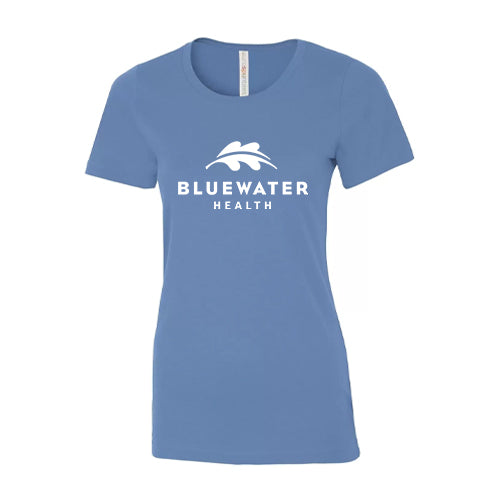 Bluewater Health Ladies' Eurospun® Ring Spun Tee