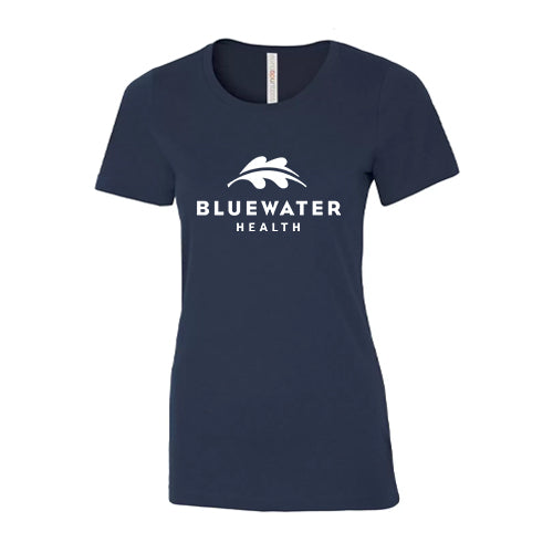 Bluewater Health Ladies' Eurospun® Ring Spun Tee