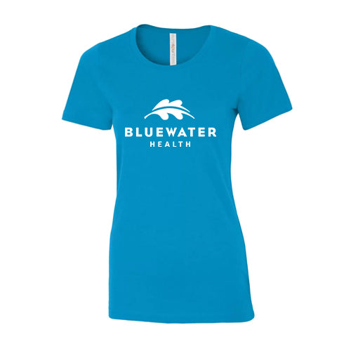 Bluewater Health Ladies' Eurospun® Ring Spun Tee