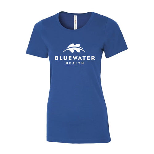 Bluewater Health Ladies' Eurospun® Ring Spun Tee