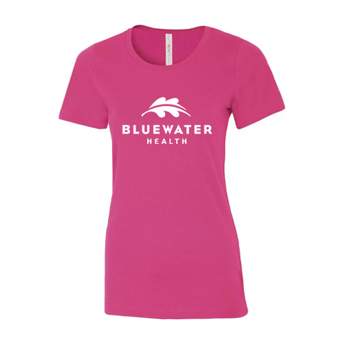 Bluewater Health Ladies' Eurospun® Ring Spun Tee