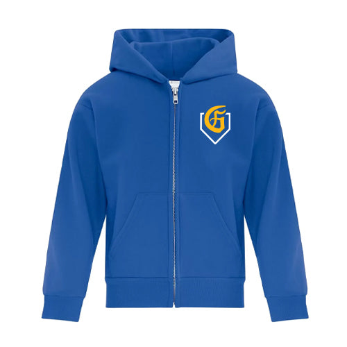 Corunna Giants Youth Everyday Fleece Full Zip Hooded Sweatshirt