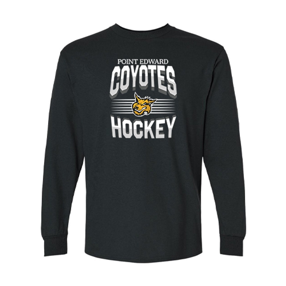 Point Edward Coyotes Youth Cotton Long Sleeve