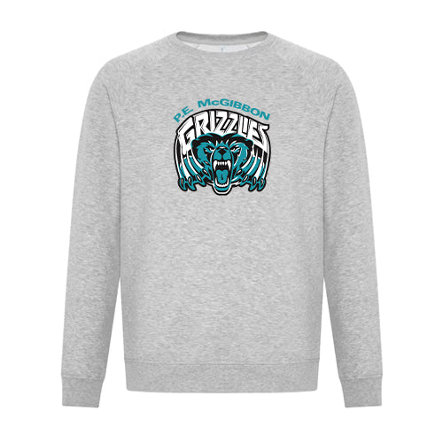 PE McGibbon Staff Adult EsActive Vintage Crewneck Sweatshirt