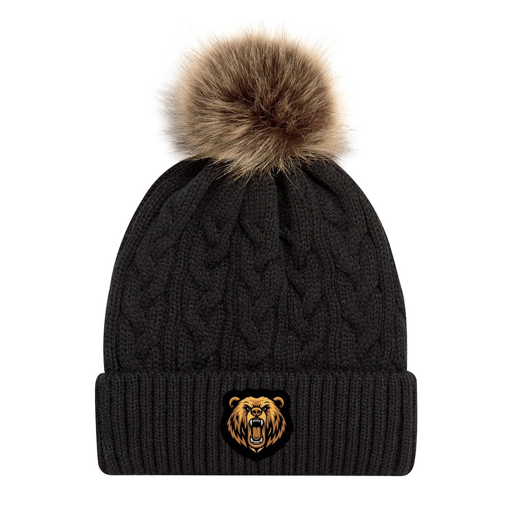Gregory Drive Faux Fur Pom Pom Cuff Toque