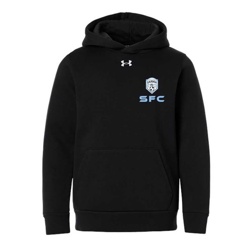 Sarnia FC Youth Under Armour Team Icon Fleece Hooded Sweatshirt