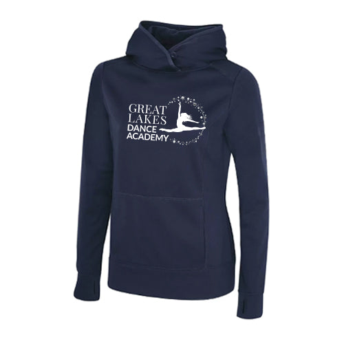 Great Lakes Dance Ladies' Game Day Fleece Hooded Sweatshirt