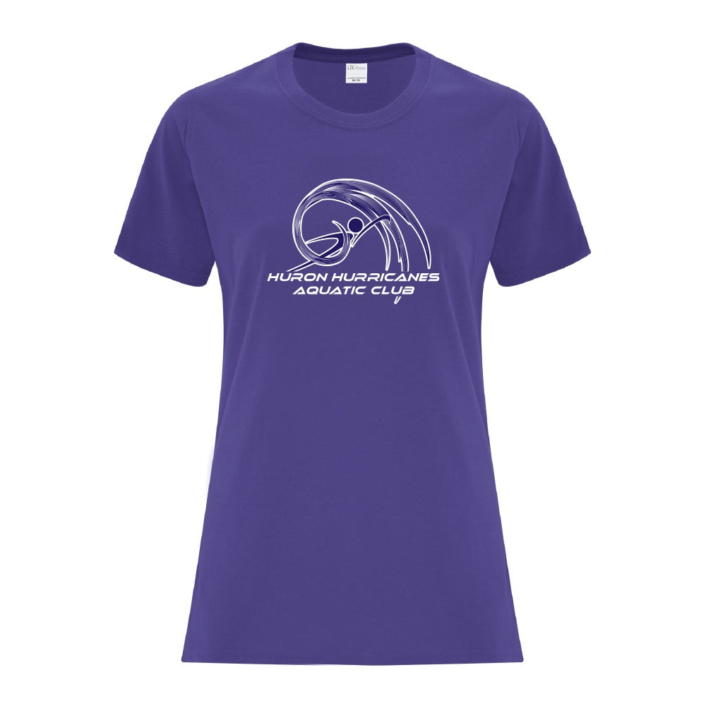 Huron Hurricanes Ladies' Everyday Cotton T-Shirt
