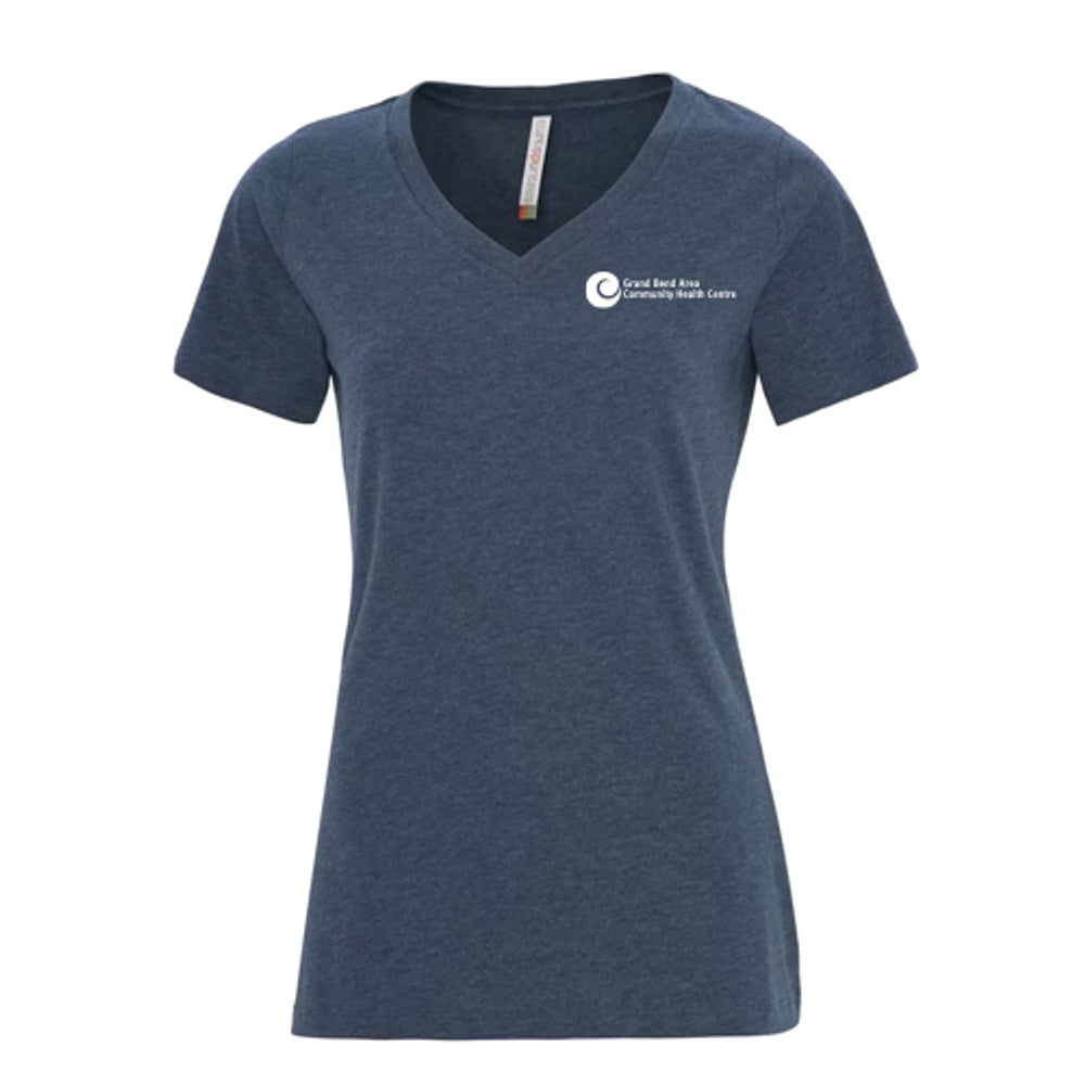GBACHC - Ring Spun Cotton Ladies V-Neck T-Shirt