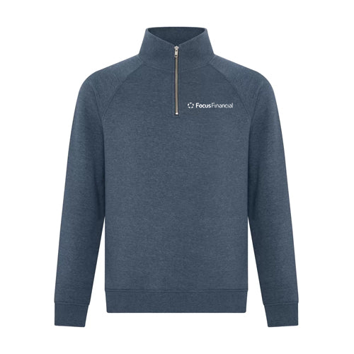 Focus Financial Adult EsActive Vintage 1/4 Zip Sweatshirt