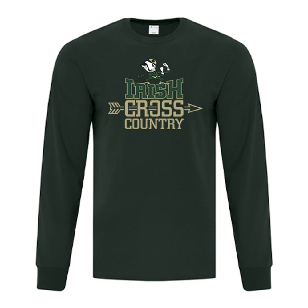 St. Pats XC Adult Everday Cotton Long Sleeve T-Shirt