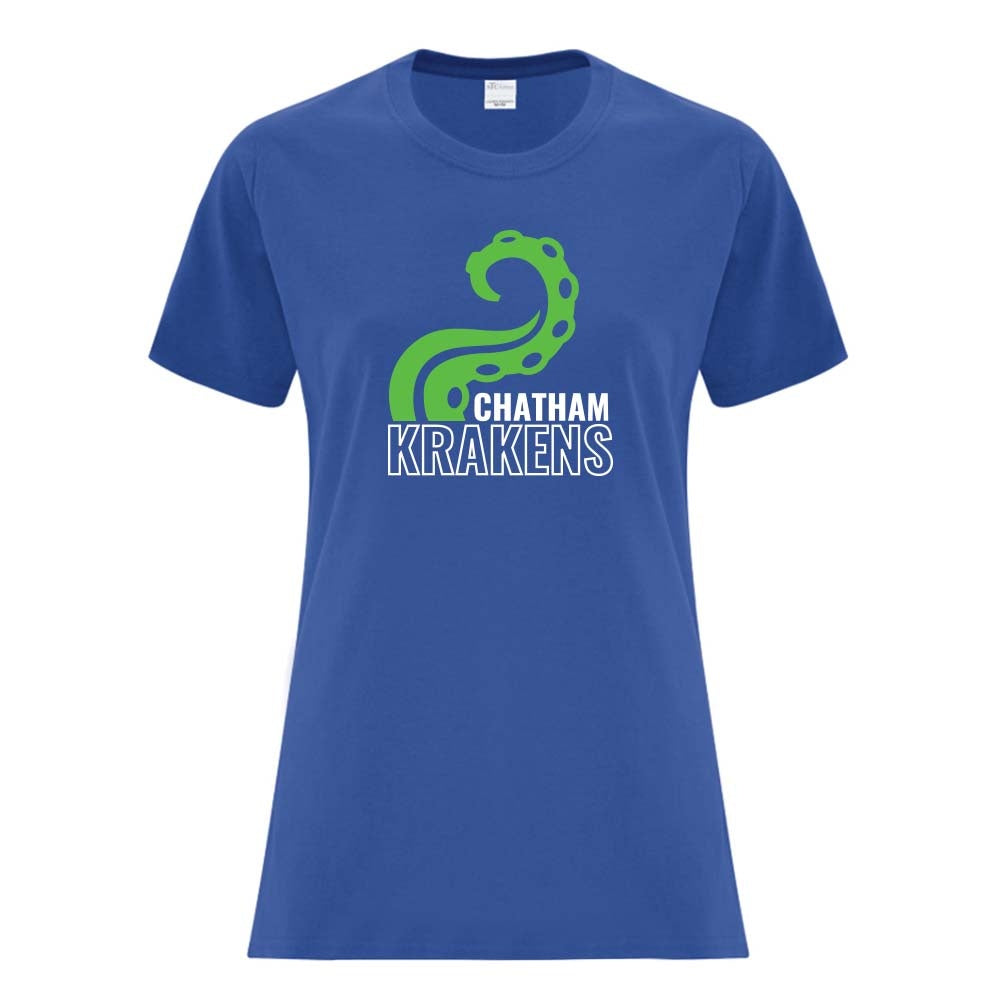 Chatham Krakens Ladies' Cotton T-Shirt