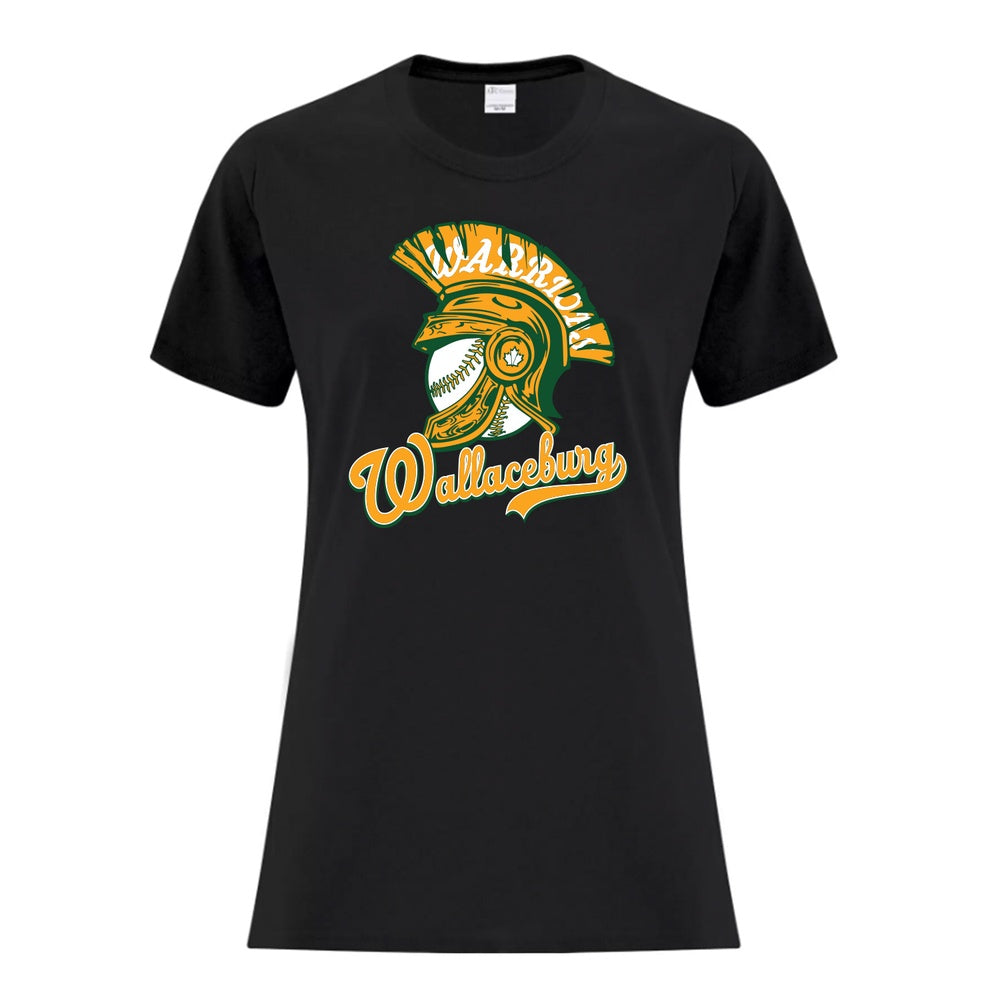 Wallaceburg Minor Baseball Ladies' Everyday Cotton T-Shirt
