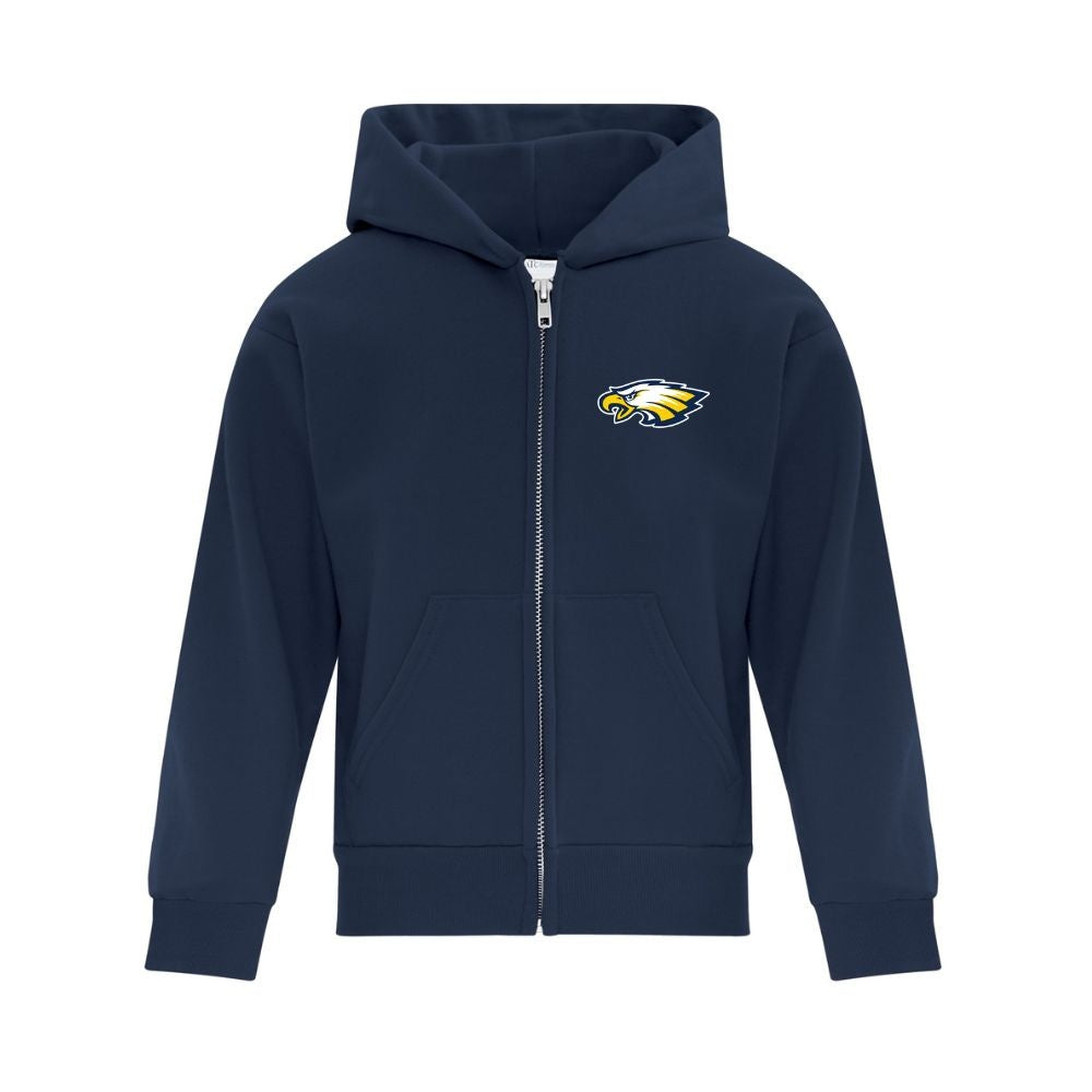Dawn-Euphemia Youth Fleece Full Zip Hooded Sweatshirt