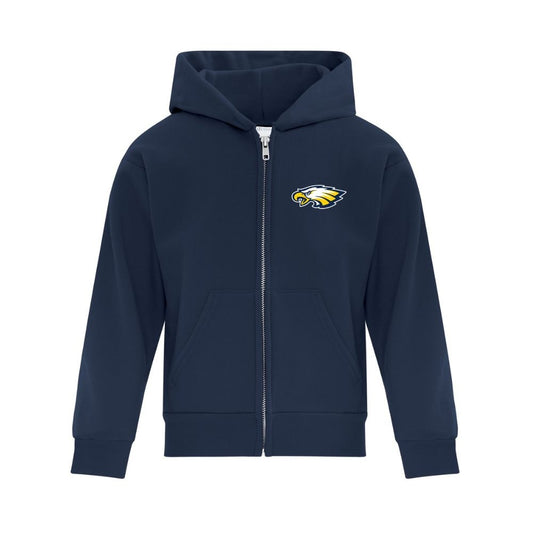 Dawn-Euphemia Youth Fleece Full Zip Hooded Sweatshirt