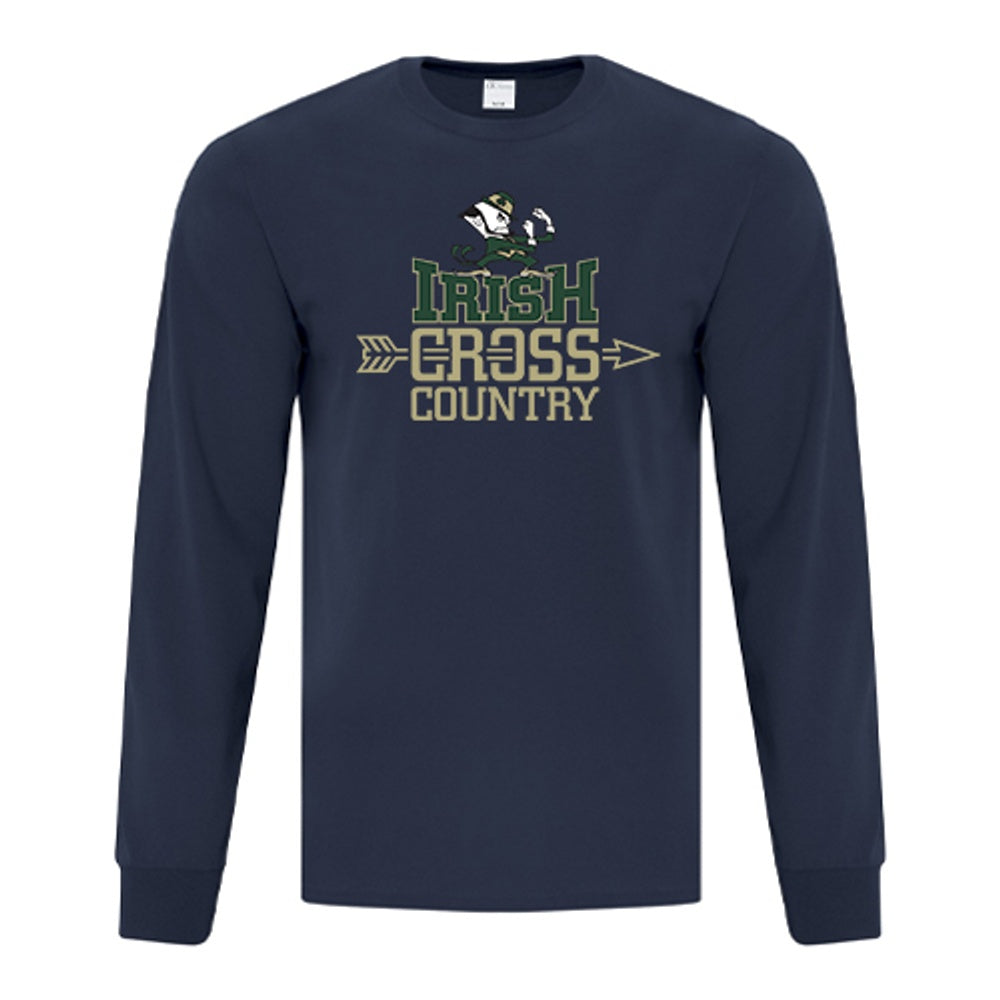 St. Pats XC Adult Everday Cotton Long Sleeve T-Shirt
