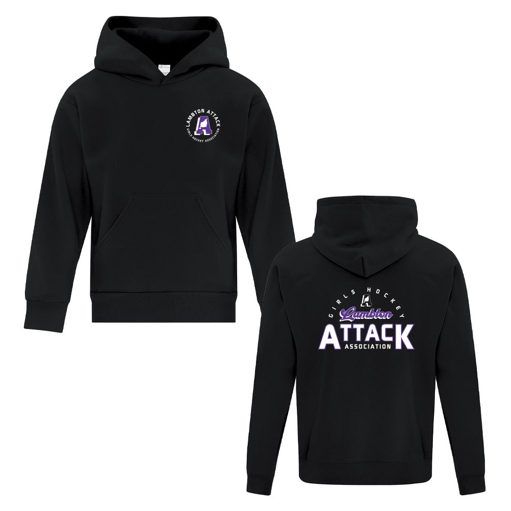 Lambton Attack Youth Fleece Hooded Sweatshirt