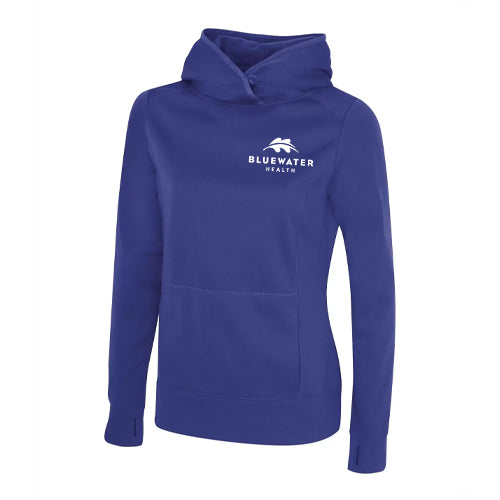 Bluewater Health Ladies' Game Day Fleece Hooded Sweatshirt