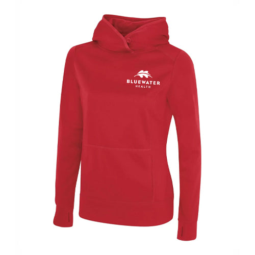 Bluewater Health Ladies' Game Day Fleece Hooded Sweatshirt