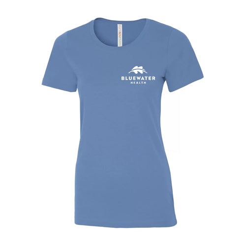 Bluewater Health Ladies' Eurospun® Ring Spun Tee