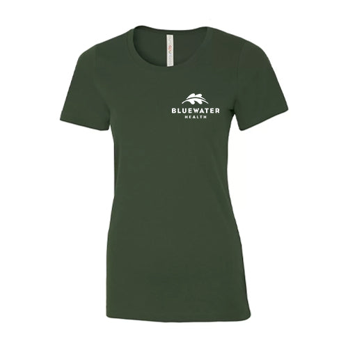 Bluewater Health Ladies' Eurospun® Ring Spun Tee