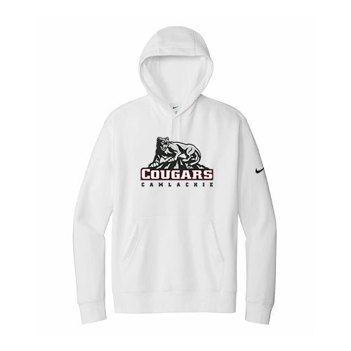 Camlachie Cougars Adult Nike Club Fleece Sleeve Swoosh Pullover Hoodie