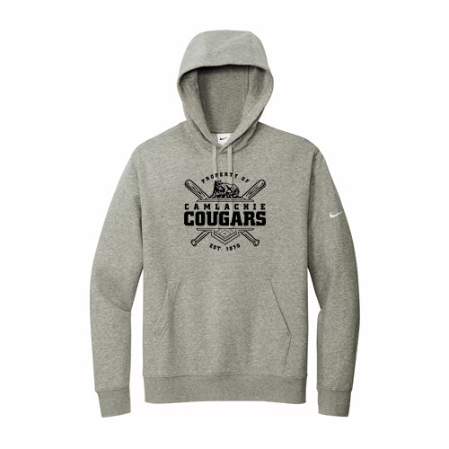 Camlachie Cougars Adult Nike Club Fleece Sleeve Swoosh Pullover Hoodie