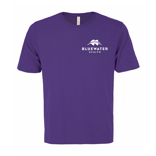 Bluewater Health Adult Eurospun® Ring Spun Tee