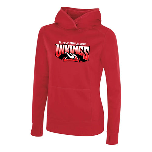 St Philip Ladies' Game Day Fleece Hooded Sweatshirt