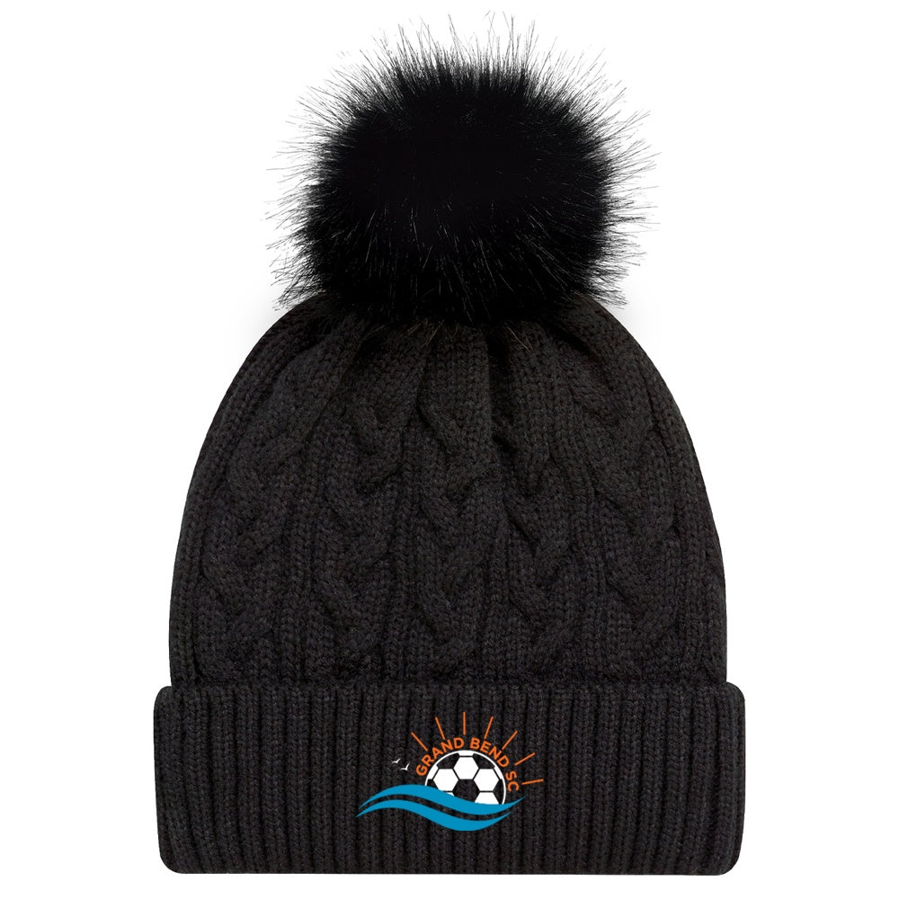 Grand Bend SC Faux Fur Pom Pom Toque