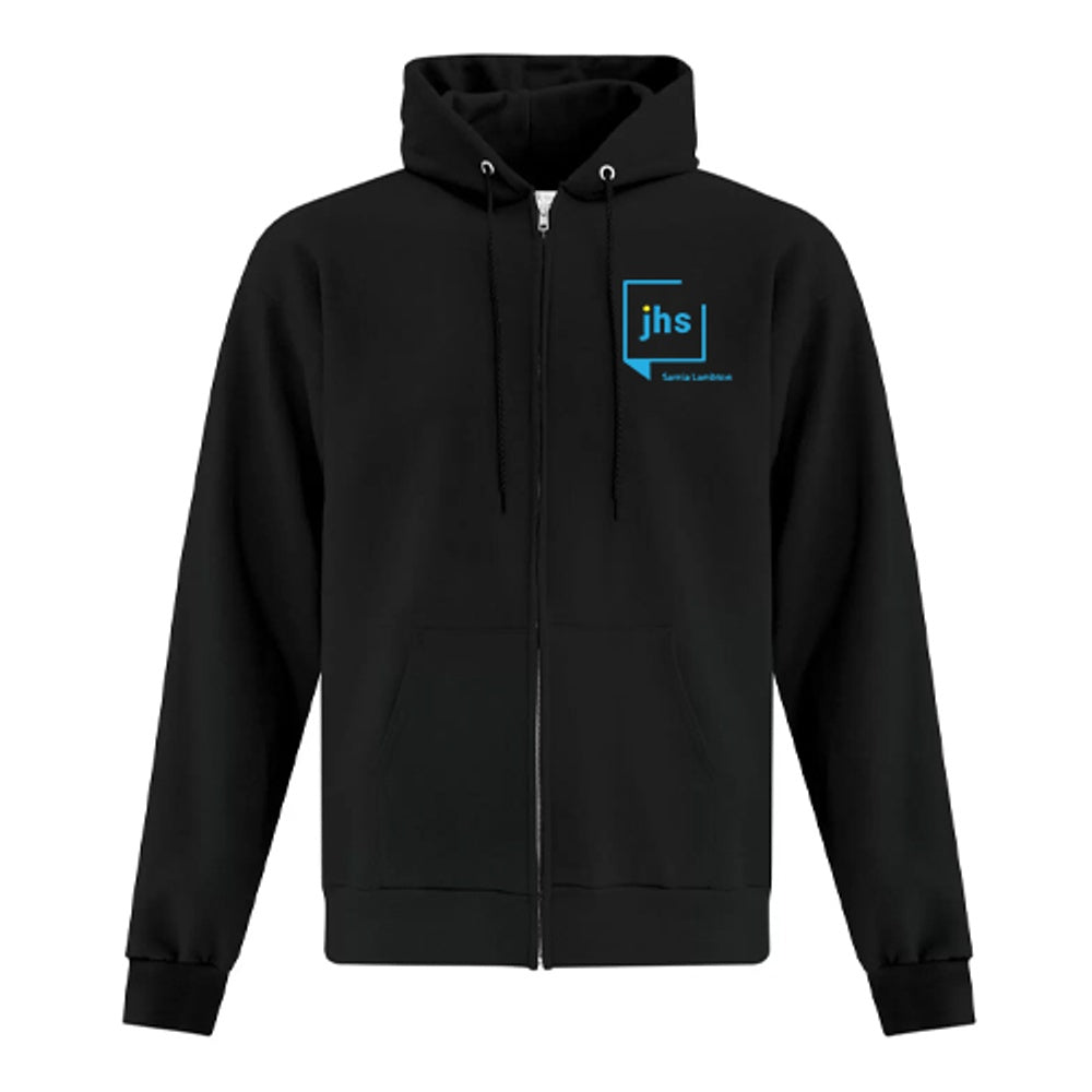 John Howard Society Adult Everyday Fleece Full Zip Hooded Sweatshirt