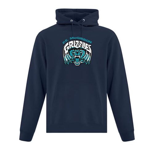 PE McGibbon Staff Adult Everyday Fleece Hooded Sweatshirt