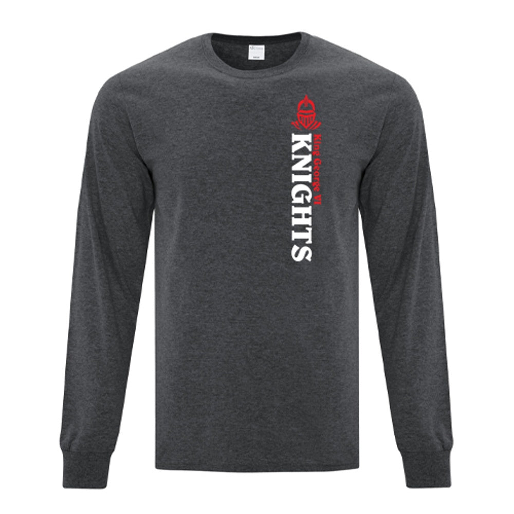 King George Adult Everyday Cotton Long Sleeve T-Shirt