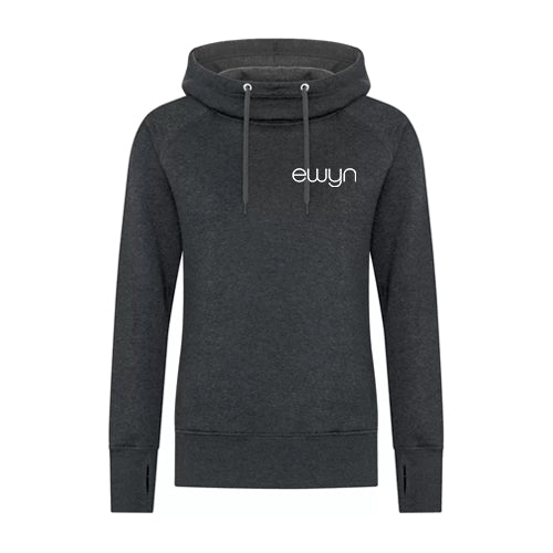 Ewyn Ladies' EsActive Vintage Hooded Sweatshirt